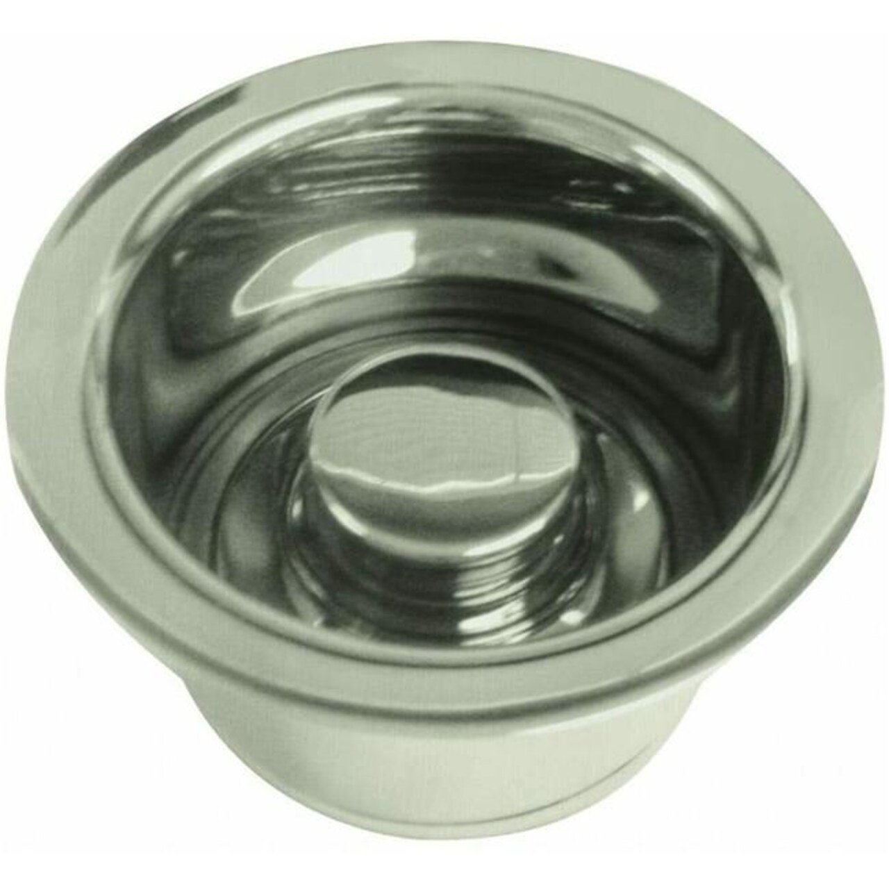 InSinkErator Style Extra-Deep Disposal Flange &#x26; Stopper, Satin Nickel